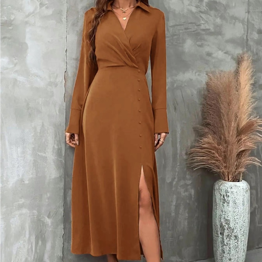 Brown dress